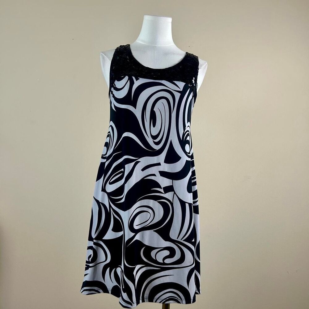 Wet Seal Sequin and Spiral Y2K Dress